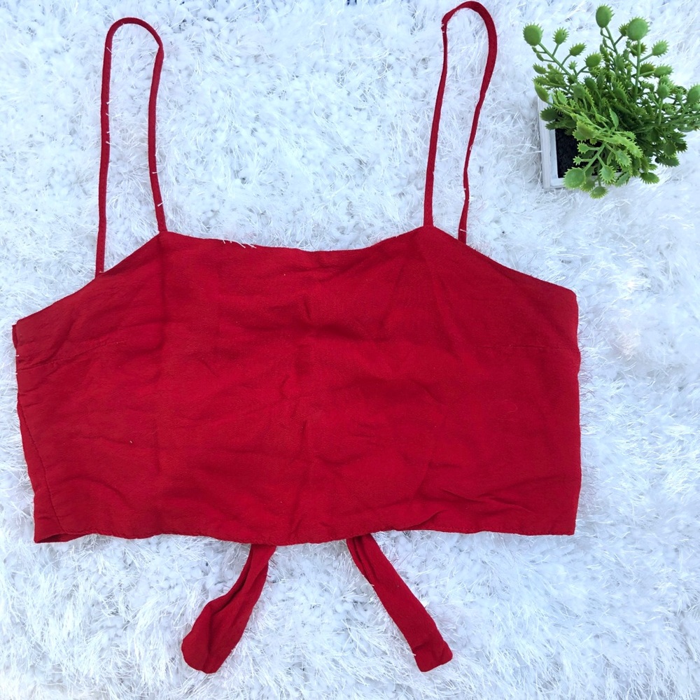 Brandy Melville J.Galt Back-Tie Halter Top